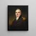 Portrait des Kapitäns James Forbes Drummond, R. N. von Hawthornden - Sir Henry Raeburn — gerahmtes Bild an der Wand