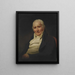 Portrait de M. Spottiswood - Sir Henry Raeburn — gerahmtes Bild an der Wand