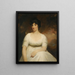 Portrait von Katherine Hamilton Lady Suttie de Balgone - Sir Henry Raeburn — gerahmtes Bild an der Wand