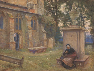 Sir Hubert von Herkomer - Rest Aldenham Church.webp