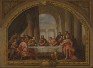 Sir James Thornhill - Sketch for The Last Supper St Marys Weymouth.webp