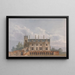 Lilleshall Shropshire, Westfassade - Sir Jeffry Wyatville — gerahmtes Bild an der Wand