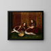 Freizeitstunden - Sir John Everett Millais — gerahmtes Bild an der Wand