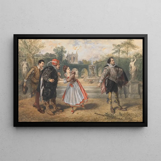 Sir John Gilbert - Enter Malvolio Crossgartered.webp