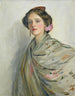 Eine schöne Spanierin, Mme Chowne - Sir John Lavery — Ansicht des Kunstwerks