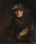 Eine Dame in Braun - Sir John Lavery — Ansicht des Kunstwerks