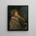 Portrait von Dora Sigerson, Mme Shorter, um 1870-1918, Dichterin - Sir John Lavery — gerahmtes Bild an der Wand