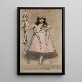 Sir John Lavery - The Garlanded Girl.webp