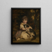 Mademoiselle Jane Bowles - Sir Joshua Reynolds — gerahmtes Bild an der Wand