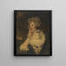 Mme Jane Braddyll - Sir Joshua Reynolds — gerahmtes Bild an der Wand