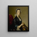 Portrait von Mme Jubb - Sir Joshua Reynolds — gerahmtes Bild an der Wand