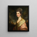 Portrait von Mme Richard Pennant - Sir Joshua Reynolds — gerahmtes Bild an der Wand