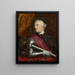 Porträt von George Townshend, 1. Marquess Townshend – Sir Joshua Reynolds — gerahmter Kunstdruck an der Wand
