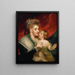 Portrait der Lady Dashwood 1763-1796 und ihres Sohnes Henry George Mayne - Sir Joshua Reynolds — gerahmtes Bild an der Wand
