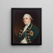 Portrait von Robert Henley, zweiter Graf von Northington - Sir Joshua Reynolds — gerahmtes Bild an der Wand