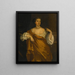 Portrait von Barbara Villiers - Sir Peter Lely — gerahmtes Bild an der Wand