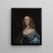 Portrait einer Dame, vielleicht Ann St John Wilmot - Sir Peter Lely — gerahmtes Bild an der Wand