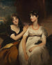 Portrait de Charlotte et Sarah Carteret Hardy - Sir Thomas Lawrence — Ansicht des Kunstwerks