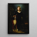 Portrait eines stehenden Jungen in einer Landschaft mit seinem Hund, angeblich Master Arbuthnot - Sir Thomas Lawrence — gerahmtes Bild an der Wand