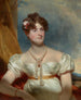Portrait einer Dame (Konflikt der Fälle) - Sir Thomas Lawrence — Ansicht des Kunstwerks