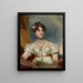 Portrait einer Dame (Konflikt der Fälle) - Sir Thomas Lawrence — gerahmtes Bild an der Wand