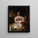 Portrait der ehrenwerten Frau Seymour Bathurst - Sir Thomas Lawrence — gerahmtes Bild an der Wand