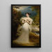 Portrait von Miss Mary Payne - Sir William Beechey — gerahmtes Bild an der Wand