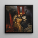 Sozialismus und Cholera - Horace Vernet — gerahmtes Bild an der Wand