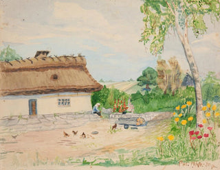 Ländliches Sommerlandschaft - Sofija Paraszczuk — Ansicht des Kunstwerks