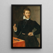 Portrait eines Goldschmieds - Sofonisba Anguissola — gerahmtes Bild an der Wand
