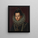 Portrait de Catalina Micaela, duchesse consort de Savoie - Sofonisba Anguissola — gerahmtes Bild an der Wand