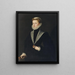 Portrait de Jeanne d'Autriche, princesse du Portugal - Sofonisba Anguissola — gerahmtes Bild an der Wand