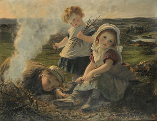 Der Scheiterhaufen - Sophie Anderson — Ansicht des Kunstwerks