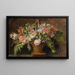 Ein Korb mit Alpenblumen - Sophie Dahn-Fries — gerahmtes Bild an der Wand