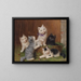 Katzenbabys - Sophie Sperlich — gerahmtes Bild an der Wand