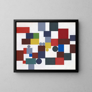 Sophie TaeuberArp - Composition with Tetragons Rectangles and Circles Congruent.webp