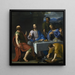 Abendmahl in Emmaus - Jean-Baptiste de Champaigne — gerahmtes Bild an der Wand