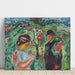 Reproduktion des Gemäldes Unter den roten Äpfeln - Edvard Munch