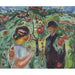 Reproduktion des Gemäldes Unter den roten Äpfeln - Edvard Munch