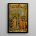 Szene aus dem Leben des heiligen Johannes Chrysostomos - Spyridon Ventouras — gerahmtes Bild an der Wand