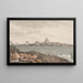 Christliche Gemälde gesehen von Grsholmen - Søren L. Lange — gerahmtes Bild an der Wand