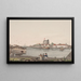 Christianshavn-Gemälde - Søren L. Lange — gerahmtes Bild an der Wand