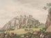 Hammershus Gemälde auf Bornholm gesehen von Norden - Søren L. Lange — Ansicht des Kunstwerks