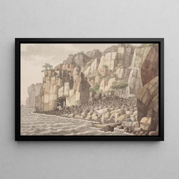 Sren L Lange - Klippen kaldet Jons Kirken i Ruths Sogn p Bornholm.webp