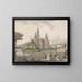 Château de Rosenborg - Søren L. Lange — gerahmtes Bild an der Wand