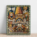 Reproduktion des Gemäldes St. Vinzentz-Münster, in Bern - Adolf Wölfli