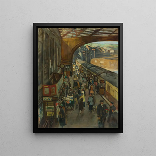 Stanhope Alexander Forbes - The Terminus Penzance Station.webp