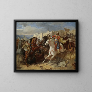 Stanisaw Chlebowski - Episode from AustroTurkish wars sketch.webp