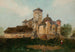 Ansicht des Schlosses Winicz von der Chapelle-Seite - Stanisław Fabijański — Ansicht des Kunstwerks