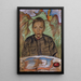 Portrait de Zbyszek Nawrocki - Stanisław Ignacy Witkiewicz — gerahmtes Bild an der Wand